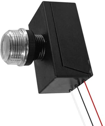 Allume-feu pour barbecue d'extérieur en plastique haute sensibilité Interrupteur à capteur de lumière d'extérieur Installation facile pour la maison