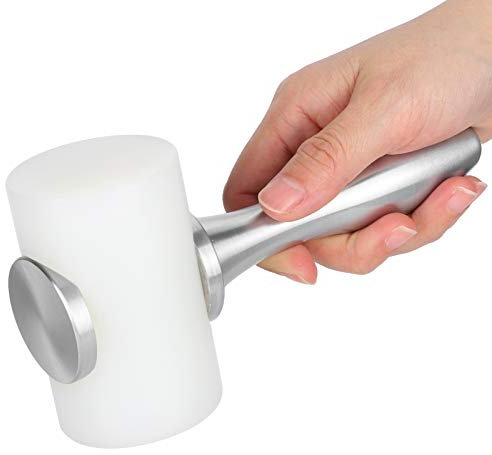 ZJchao Mallet de Cuero, Martillo de Cuero Hammer Nylon Talling Garning Herramientas de Perforación Herramientas de Trabajo de para Taller de para Trabajo de de Bricolaje (#3)