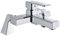 MORADO Robinets de Bain,Mitigeur monocommande Bain,Mitigeur baignoire,Montage sur Pont,Raccord Fileté 1/2,Rosaces Incluses,Chromé