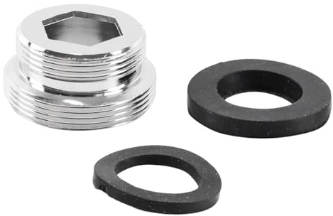 Gutol Kranadapter, kranadapter M22 utvändig gänga till M26 utvändig gänga, lämplig för köks- och badrumskranar (22 mm till 26 mm)