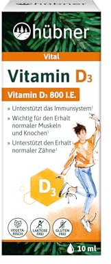 Vitamin D3 Tropfen | Sonnenvitamin D zur Unterstützung des Immunsystems und für den Knochenstoffwechsel im Körper | Einfache Anwendung | 10 ml