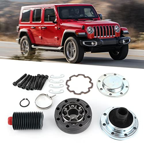 Junta Cv del eje de transmisión, Kits de junta homocinética de eje de transmisión Qiilu 932-306 Cabezal de eje de hélice apto para JK Wrangler 2007-2018