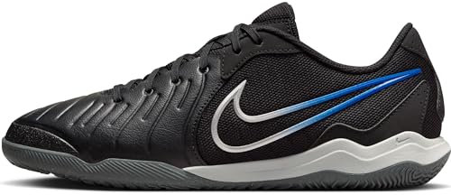 NIKE Legend 10 Academy IC, Zapatillas de Futsal Hombre, Negro/Cromo Hyper Royal, 45 EU