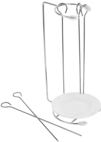 Happyyami Herramienta Para Pinchos De De Acero Inoxidable Cesta Para Parrilla De Barbacoa Soporte Para Pinchos De Parrilla
