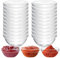 Lot De 20 Bols En Verre Transparent,Petits Bols En Verre 75 ml,7.5 cm De Diamètre - Parfaits Pour Sauces,Dips,Desserts,Tapas Et Buffets,Faciles A Nettoyer,Compatibles Lave-Vaisselle Et Micro-Ondes