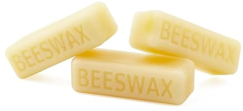 Ubswax Naturliga bivaxblock – färgat bivax för ljustillverkning, gör-det-själv och pyssel – vaxblock för kreativa projekt
