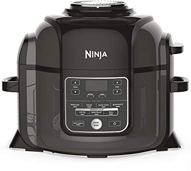 Ninja Foodi Multi-Cooker [OP300UK], 7-in-1, 6L, Electric Pressure Cooker and Air Fryer, Grey and Black