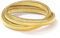 GoldChic Jewelry Gold Chunky Link Stretch Bracelet, Stainless Steel Watch Band Chain Wristband Jewelry