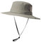 TOP-EX Herren UPF 50 Safarihut mit breiter Krempe und - UV-Schutz Fischerhut, Wasserdicht & Atmungsaktiv - Faltbarer Sonnenhut für Outdoor, Wandern, Camping, Angeln Hellgrau M/L