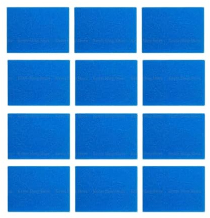 Compatibile Con Tineco, IFloor HF10E-01 Filtro For Aspirapolvere Senza Fili For Umido E Secco Blu 12 Pezzi