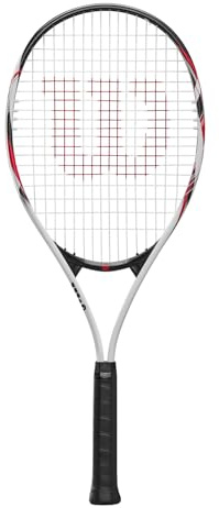 Wilson Fusion XL Tennis Racket, White/Black, Grip 2