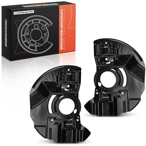 Frankberg 2x Placa de anclaje del disco de freno Delantero Izquierda Derecha Compatible con Serie 3 E46 316-328 1.6L-2.8L 1998-2005 Serie 3 Cabriolet E46 318-325 2.0L-2.5L 2000-2007 34116750129