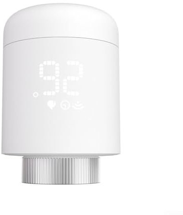 Feegow Testa termostatica del radiatore,Testina di ricambio della valvola del radiatore del termostato intelligente,Valvole termostatiche per termostato di riscaldamento Zigbee