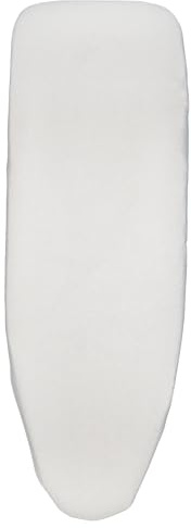 Cofan Housse pour Table à Repasser | Taille Universelle | Matériau : 100% Coton | Rembourrée avec 3 Couches : Mousse, Molleton et Coton | Couleur : Gris métallisé | 135 x 53 cm