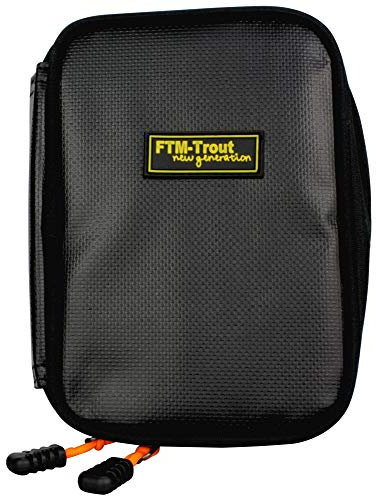 FTM Spoontasche 23x5x16,5cm - Kunstködertasche für Spoons, Angeltasche für Forellenblinker, Tackletasche für Forellenköder
