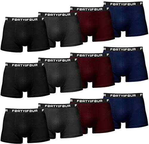 MERISH | FortyFour Boxershorts Herren 12er Pack S-7XL Unterwäsche Unterhosen Männer Men Retroshorts (4XL, 713b 12er Set Mehrfarbig)