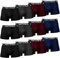 MERISH | FortyFour Boxershorts Herren 12er Pack S-7XL Unterwäsche Unterhosen Männer Men Retroshorts (4XL, 713b 12er Set Mehrfarbig)