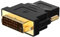 HeyNana - Adaptateur DVI - HDMI, Bidirectionnel DVI-D mâle HDMI femelle avec connecteurs plaqués or