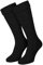 Black Snake Trachten Kniestrümpfe für Damen & Herren - Kniebundstrümpfe mit Zopfmuster & weichem Umschlagbund - ideal zur Lederhose & Trachtenmode - Schwarz - 39/42