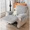 AHSBND Armlehnenbezüge Sofa AntiRutsch Fernsehsessel Schutzbezug：Sesselschoner Relaxsessel Bezüg Sesselüberzug für Zuhause mit Kindern und Haustieren Hund (Gray)