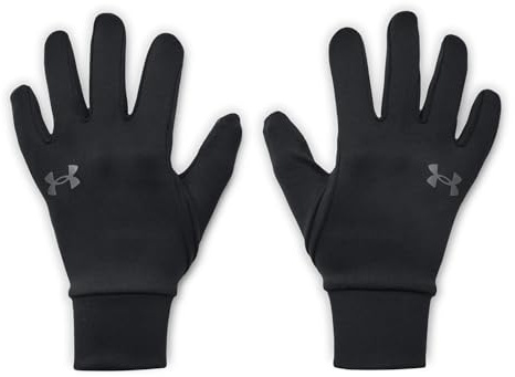 Under Armour Boys' Storm Liner Gloves, Black (001)/Pitch Gray, Youth X-Large
