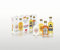 Distillerie Nonino, Travel Kit, Confezione composta da 4 bottiglie in vetro da 50 ml: Amaro Quintessentia, Aperitivo Nonino, Grappa Monovitigni Vendemmia e Grappa Vendemmia Bianca - totale 200 ml