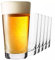 KIAPPO Biergläser Set 590 ml - 6 Stück Gläser Set - Lagerglas - Weizengläser - Kristallgläser - Geschenke für Männer- Spülmaschinenfest - 160 x 87 mm