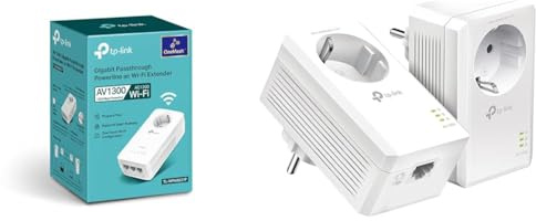 TP-Link WLAN Powerline Adapter TL-WPA8631P & Powerline Adapter Set TL-PA7017P KIT