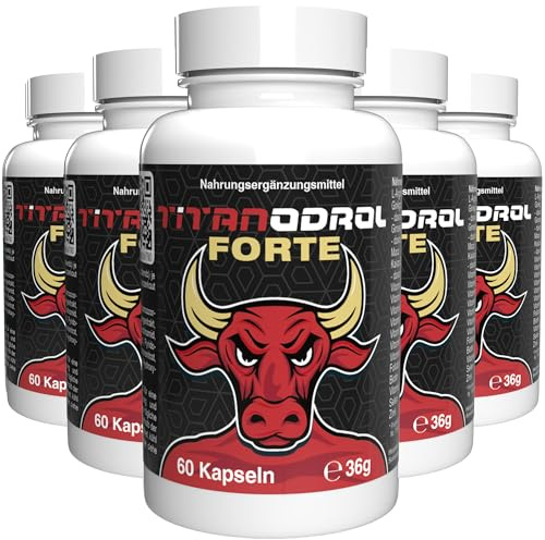 Titanodrol - 300 capsule, (5 x 60 capsule), confezione da 5 pezzi