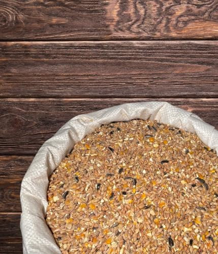 Geflügelfutter 25 Kg für Hühner, Enten, Gänse, Tauben, Ziergeflügel - aus eigenem Anbau & eigener Produktion - Premiumqualität