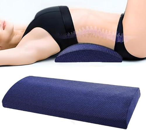 VBXBKC Lumbar Support for Bed, Lower Back Pillow for Sleeping,Side Sleeper Low Back Pain Relief Pillow,Side Sleeper Stomach and Knee Pillow,Sciatic Nerve Pain Relief Pillow