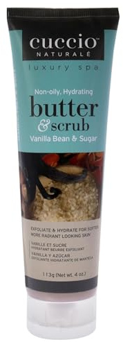 Cuccio Vanilla Bean & Sugar Butter Scrub Tube 4oz