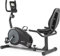Hop-Sport Liegeergometer für Zuhause HS-040L, sicherer Liegeheimtrainer, komfortabler Heimtrainer - 8 Widerstandsstufen, hohe Rückenlehne, Herzfrequenzsensoren, Sitzergometer bis zu 120kg