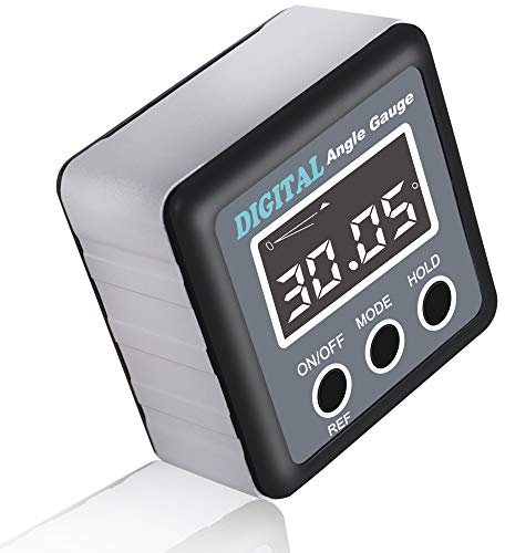 Winkelmesser, digitaler Winkelmesser-Neigungsmesser Winkelmesser Magnetfuß - Präzisions-Level-Box für Automobil, Holzbearbeitung, Bauwesen, Bohrmaschinen, Mauerwerk