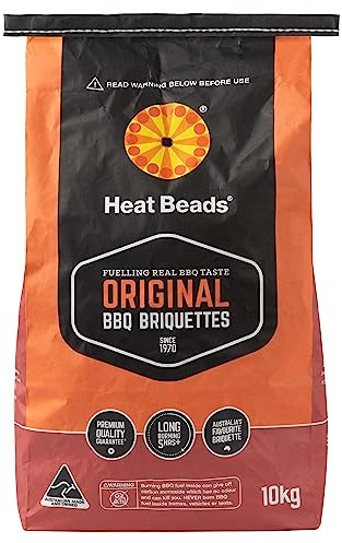 Heat Beads BBQ Briquettes 10 KG – Long Lasting Charcoal for BBQs – Barbecue Charcoal Briquettes