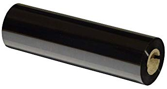 Ruban encreur à transfert thermique - 110 mm x 74 m - Cire/résine - Douille 1/2 - Noir - Extérieur - Longueur du manchon 110 mm