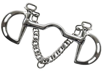 LLINthy Mors de cheval de qualité compétition équipés de silicone absorbant les chocs, idéal pour des commandes précises pendant l'événement, embout d'entraînement confortable pour cheval