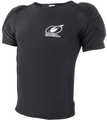 O'Neal | Camicia Protettiva | Motocross MTB | Camicia Leggera e compatta, Protezione Posteriore in Rilievo, Materiale Leggero in Nylon | Impact Lite Protector Shirt | Adulto | Nero | Taglia XL