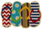 OOTB Fußmatte Flip Flop, 60 x 40 cm Weiß