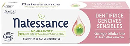 Natessance Zahnpasta für empfindliches Zahnfleisch, Bio, 75 ml