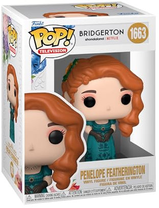 Funko Pop! TV: Bridgerton - Penelope Featherington - 1/6 Probabilidades De Obtener Una Variante RARA - Figuras Miniaturas Coleccionables para Exhibición - Idea De Regalo - Mercancía Oficial