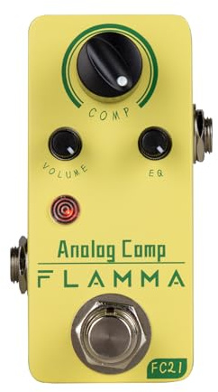 FLAMMA FC21 Compressor Pedal Electric Guitar Effects Pedal Classic Optical Compressing Effect True Bypass