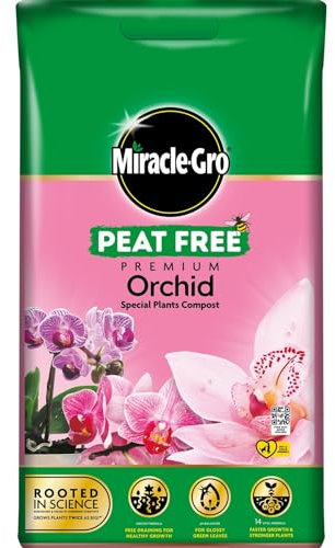 6L Orchid Peat-Free Compost – Lightweight Gardening Soil for Indoor & Outdoor Orchids, Small to Large Plants