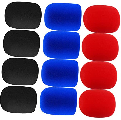 ifundom 12stücke Mikrofon-schwammabdeckung Mic Windschutz Scheibe Handheld Mikrofon Schutz Abdeckung Für Microphone
