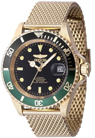 Invicta Pro Diver 47723 Men's Watch - Waterproof - Analogue - Automatic Movement - Stainless Steel with Black dial - 40mm