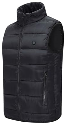 Zeiayuas Gilet Chauffant Homme Femme éLectrique Veste Chauffante Homme Avec 5 Zones de Chaleur Veste Chaud LéGer Doudounee Sans Manche Lavable Pour Moto Chasse Camping Cyclisme Pas Cher