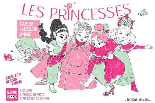 Les Princesses Cahier de Dessin Animé