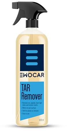 Ewocar Teerentferner 1000ml – Hochwirksamer Reiniger für Teer, Fett, Kleber & Asphaltflecken auf Lack, Glas, Chrom und Kunststoffoberflächen