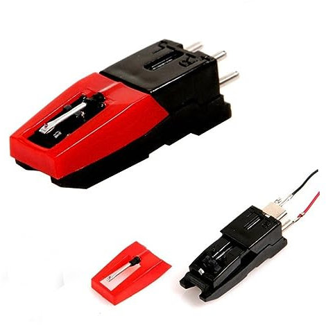 JOINPAYA Vintage Grammophon Schallplattennadel Mit Konische Nadel Für Bessere Basswiedergabe Ersatzteil Für Plattenspieler Installieren Geeignet Als Backup