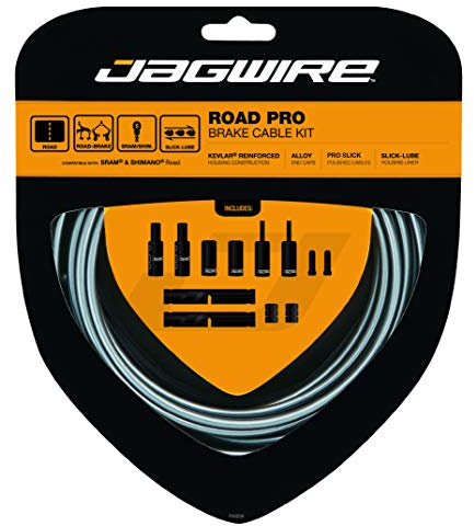 Jagwire JCK203 Ice Grey Road Pro Brake Kit, Shimano/SRAM